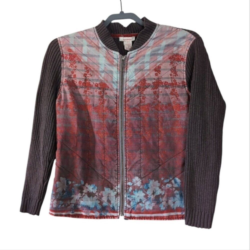 Sundance Distressed Silk Boho Vintage Style Festival Hippie Gypsy Jacket M